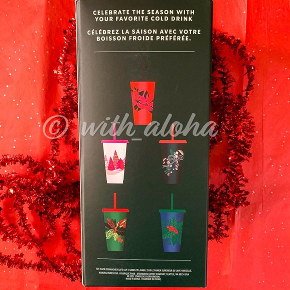 🌹SALE🌹🎄NEW🎅🏻 Starbucks Holiday 2021 Reusable Cold Cups - Picture 4 of 5